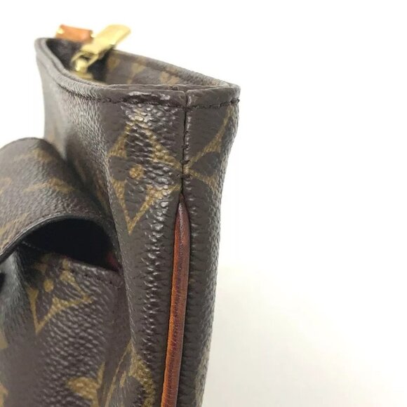 LOUIS VUITTON Monogram Partition Pochette Pouch MonogramCanvas Brown - Picture 8 of 14